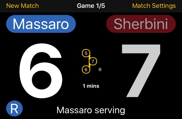 Squash Score Referee App