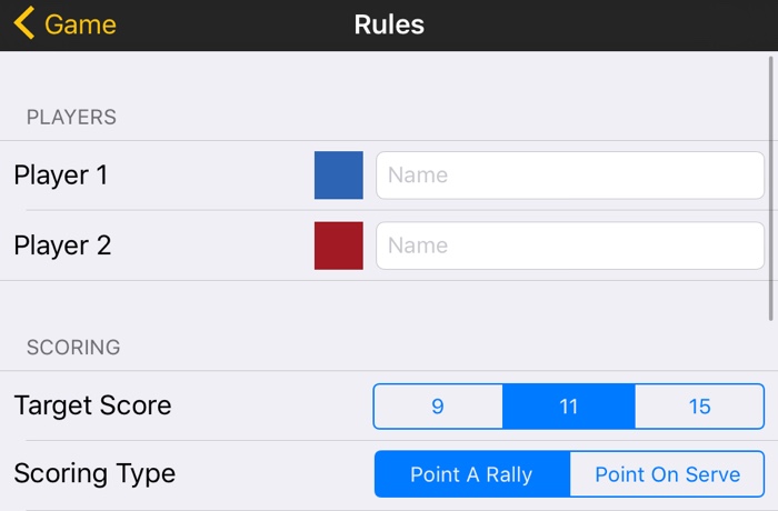 Squash Score Referee App
